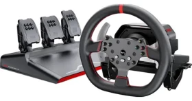PXN Herní sada PXN-V10 Pro / volant + pedály + montážní svorky / kompatibilita PC+PS4+Xbox One+Xbox Series XS (PXN-V10pro)