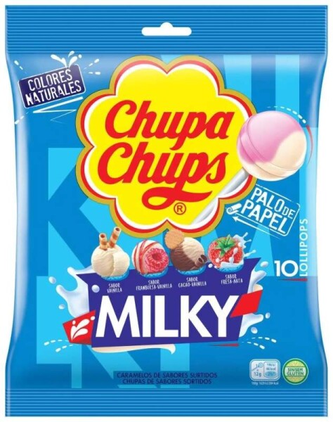 Chupa Chups Milky lízátka 120g