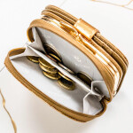 Luxusní dámská kožená peněženka Peterson Atheia, zlatá