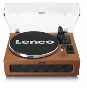 Lenco LS-430BN / Gramofon / 33 45 RPM / AUX-in / RCA-out / Bluetooth / předzesilovač / repro (LS430BN)