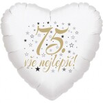 75. narozeniny balónek srdce Balonyk.cz 75. narozeniny balónek srdce Balonyk.cz