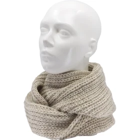VOXX Šála dámská pletená MINOR kruhová z merino KRÉMOVÁ uni 121080