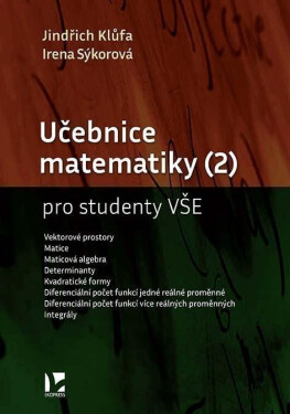 Učebnice matematiky (2) pro studenty VŠE - Jindřich Klůfa