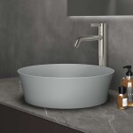 IDEAL STANDARD - Ipalyss Umyvadlová mísa, průměr 40 cm, bez přepadu, Concrete E1398V9