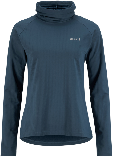 Běžecká mikina CRAFT Gain Thermal Funnelneck - modrá Velikost textilu: XL