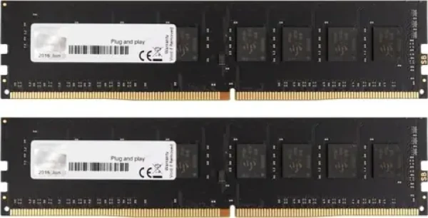 G.SKill Value 16GB (2x8GB) 2400MHz / DDR4 / 17-17-17-39 / Unbuffered / Non-ECC / 1.2V (F4-2400C17D-16GNT)