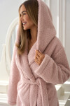 Dámský župan krátký HEAVEN 2555 Pudr růžová - L&L Lamp pudrovo-růžová L