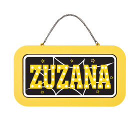 Neonová cedulka se jménem - Zuzana - Albi