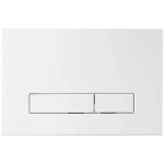 CERANO - Ovládací tlačítko splachování Slim k WC modulu Profi - ABS - bílá CER-476897