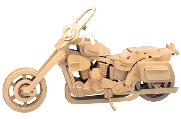 WOODCRAFT Dřevěné 3D puzzle Motorka Harley Davidson II