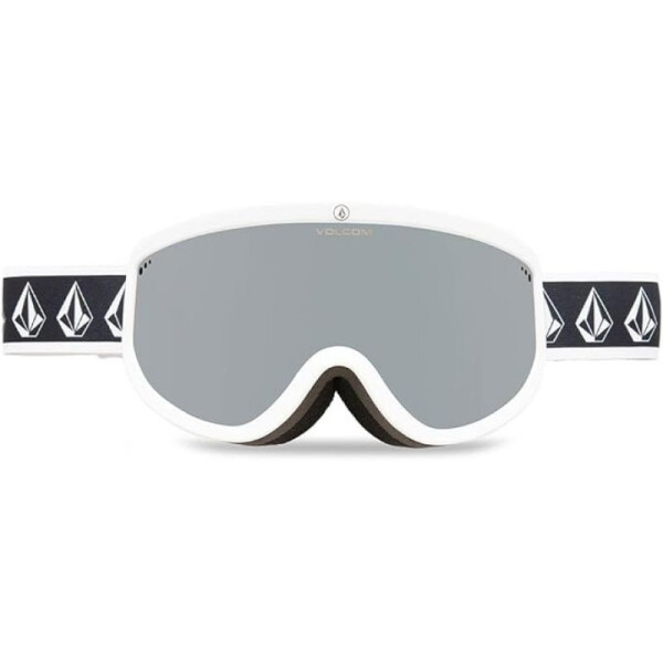 Snowboardové brýle Volcom FOOTPRINTS WHITE RERUN/SILVER CHROME silver mirrors (VG0622316) jedna velikost