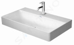 DURAVIT - DuraSquare Umyvadlo na desku, 800x470 mm, bez přepadu, s otvorem pro baterii, DuraCeram, WonderGliss, bílá 23538000711