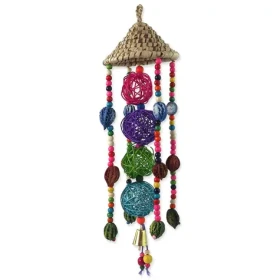 Bird Jewel Hračka - závěsná s provazy a dřívky barevná 50x14 cm (452-31017)