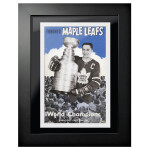 Mustang Obraz v rámu Toronto Maple Leafs NHL Memorabilia 1967 World Champions Program Cover