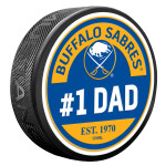 Mustang Puk Buffalo Sabres NHL #1 Dad Textured