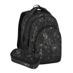 Studentský batohový 3-dílný set Bagmaster DIGITAL 25 A VESMÍR (batoh,pouzdro)