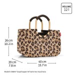 Nákupní taška Reisenthel Loopshopper M Leo fake fur