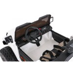 Mamido Elektrické autíčko Extreme Sport 4x4 s proměnlivou velikostí bílé