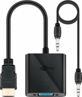 Goobay 68793 adaptér HDMI na VGA černá (4040849687938)