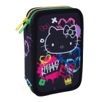 Colorino penál Jumper 2, Hello Kitty Neon Black, plný, PES