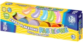 ASTRA Temperové barvy 12x20ml pastelové / od 3 let (5901137125039)