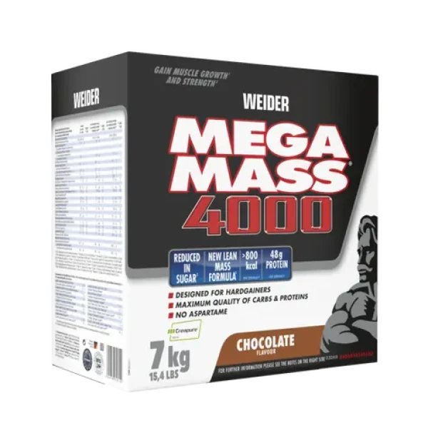 Mega Mass 4000 - Weider (čokoláda, 7000 g) (4829-5-7000g-cokolada)
