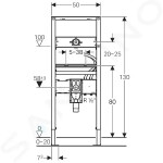 GEBERIT Duofix pro umyvadlo, pro 111.561.00.1