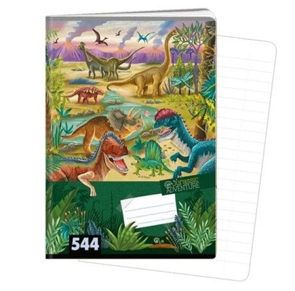 Sešit A5, 40 listů, typ 544 Jurassic Adventure