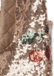 Konges Sløjd Dětská taška se třpytkami Starla Tote – Cerise blush, růžová barva, textil