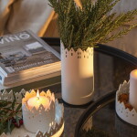 Räder Porcelánová váza City Vase 22 cm, bílá barva, porcelán