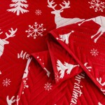 Vánoční deka se soby Šířka: 170 cm | Délka: 210 cm