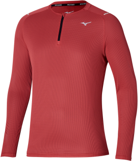 Běžecká mikina Mizuno Dryaeroflow LS HZ J2GAA50460 Velikost textilu: M