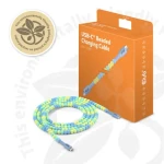 CLUB3D CAC-3011 kabel USB-C M/M modrá 2m / Data 480Mb / PD 60W (CAC-3011)