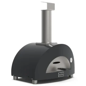 Alfa Forni Moderno 1 šedá / Pec na pizzu / 500 °C / 60 x 40 cm / na dřevo (FXMD-1P-LGRA)