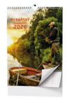Nástěnný kalendář 2026 Baloušek - Rybářský kalendář