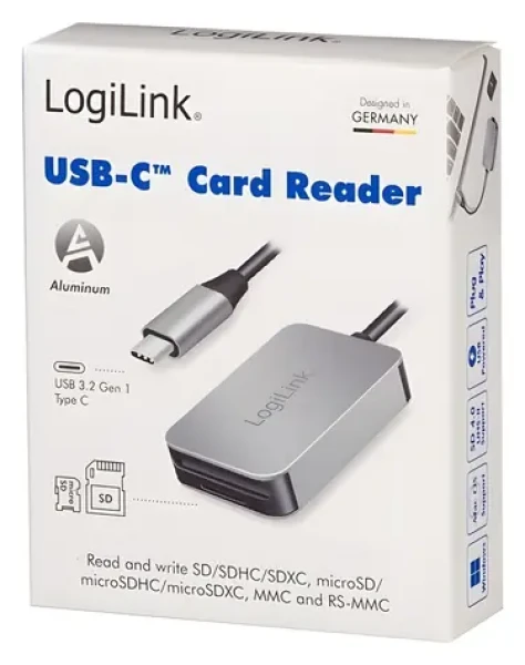 Čtečka paměťových karet USB-C SD/microSD / Čtečka paměťových karet / USB 3.2 Gen 1 (CR0050)