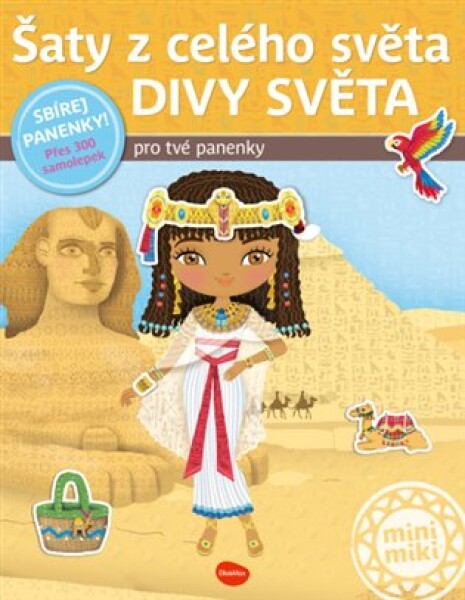 Šaty z celého světa Divy světa - Kniha samolepek