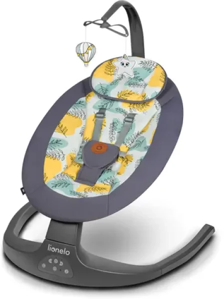 LIONELO Kojenecké lehátko 2v1 Ralf Grey Concrete (LO-RALF GREY CONCRETE)