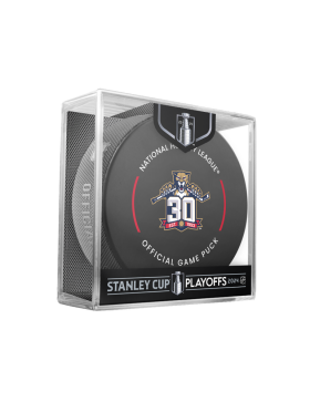 Inglasco / Sherwood Puk Florida Panthers Official Game Puck 2023-2024 30th Anniversary