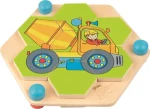 GOKI Puzzle hexagon Stavební stroje