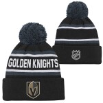 Outerstuff Dětská předškolní zimní čepice Vegas Golden Knights NHL 3rd Jersey Jacquard Cuff Pom