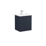 Koupelnová skříňka s umyvadlem VitrA Root 60x67x46 cm modrá mat ROOTG60BINTS ROOTG60BINTS