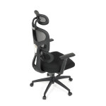 Kancelářská židle, houpací mechanismus, černá, KA-K2080 BK