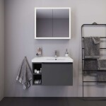 DURAVIT - D-Neo Nábytkové umyvadlo 80x48 cm, bez otvoru pro baterii, bílá 2370800060