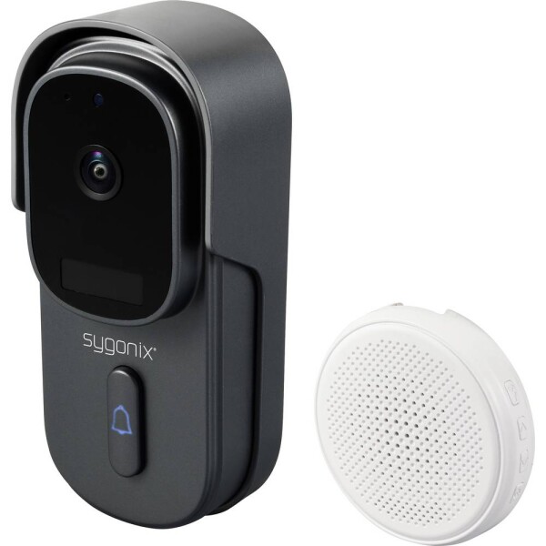 Sygonix Wi-Fi, bezdrátový domovní IP/video telefon šedá, bílá, SY-6721066