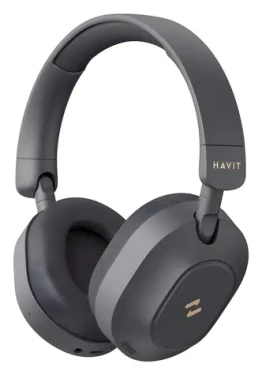 Havit H668BT černá / Bezdrátová sluchátka / ANC / až 80 h / Bluetooth 5.4 / USB-C (H668BT black)