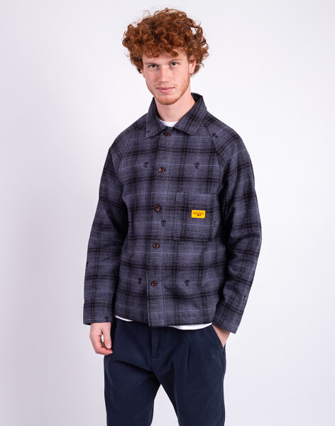 Service Works Thistle Plaid FOH Jacket BLACK XL