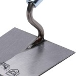 Lžíce zednická lichoběžníková, 140 mm nerez, kalená, dřevěná rukojěť, STALCO PERFECT