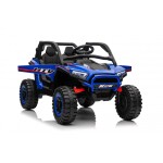 Mamido Elektrické autíčko Buggy UTV KCK 4x4 modré 24V | 800W | 50 kg | EVA | LED | 2,4Ghz | ECO kůže