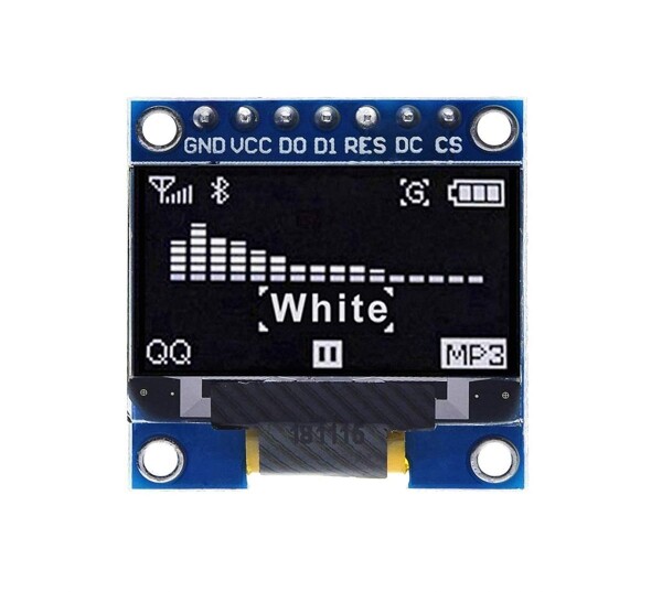 SPI OLED 1,3" displej 128 x 64 - Bílý